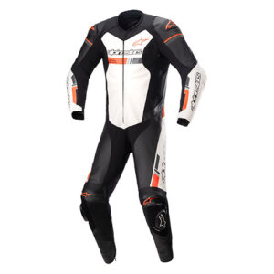 Macacão Alpinestars GP Force Chaser - Preto, Branco e Vermelho - 1 Peça