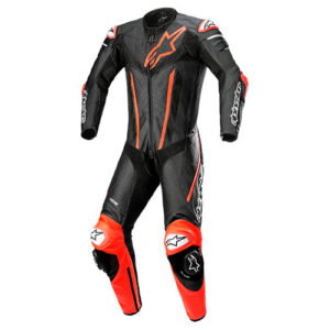 Macacão Alpinestars Fusion - Preto e Vermelho - 1 Peça